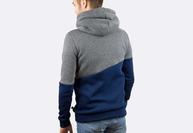 Männer Hoodie Schnittmuster Teilungsnaht