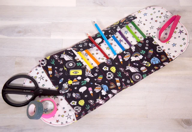 Schnittmuster Stiftemäppchen