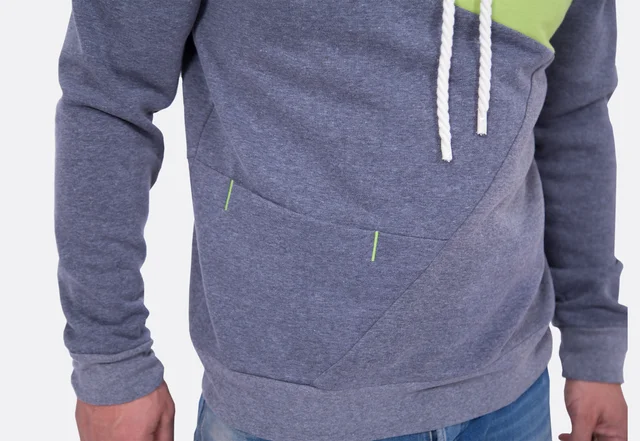 Schnittmuster Kapuzenpullover Nahttasche nähen