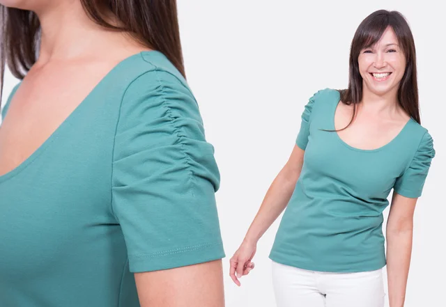 Ärmel mit Raffung nähen