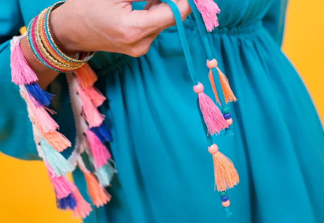 Nähanleitung Quasten selber machen mit Nähvideo