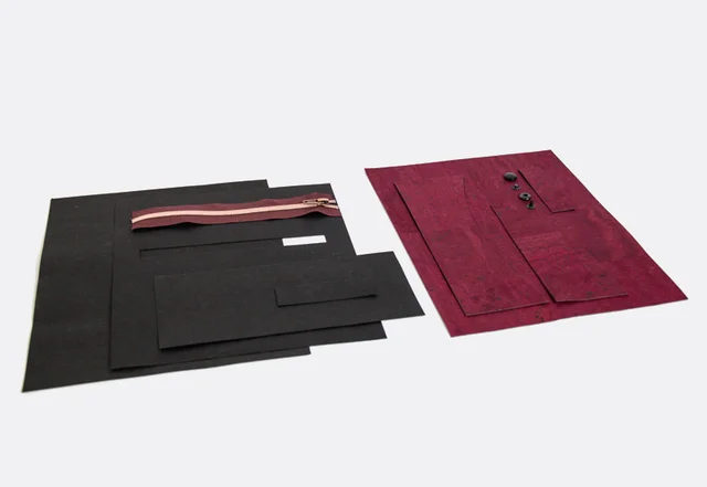 Nähanleitung Reise-Etui Schnittteile