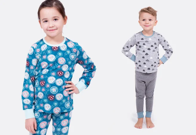 Schnittmuster Kinderschlafanzug