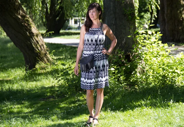 Schnittmuster Jerseykleid für den Sommer