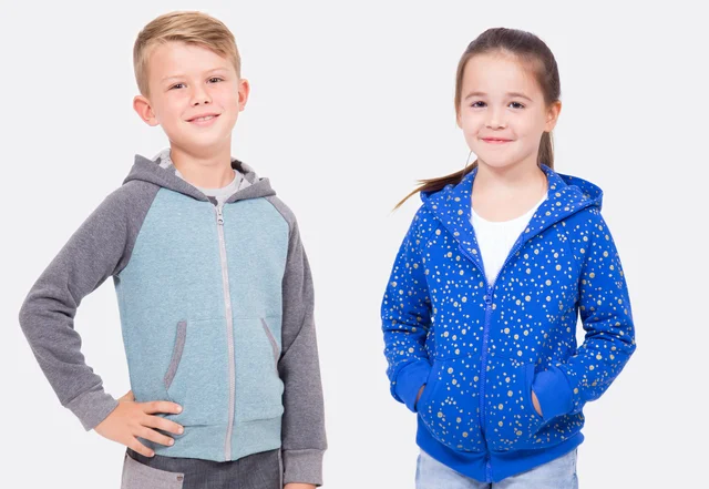 Schnittmuster Kapuzenjacke für Kinder und Teens Schnittmuster Kapuzenjacke für Kinder und Teens