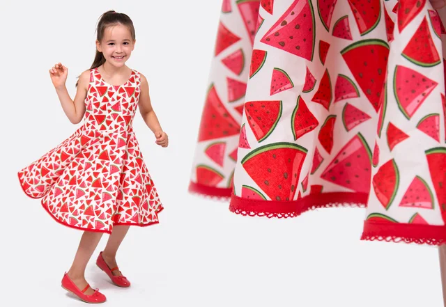 Schnittmuster Kinderkleid Leni Schnittmuster Kinderkleid Leni