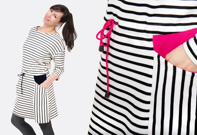 Schnittmuster Sweatkleid Carol
