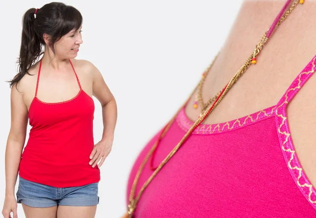 Schnittmuster Top mit Spaghettiträgern