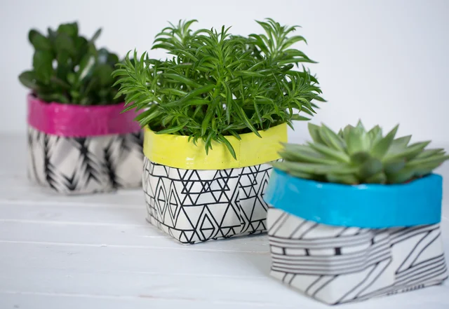 Schnittmuster Utensilo aus Wachstuch