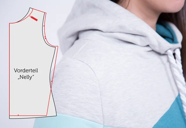 Schnittmuster anpassen: Kapuze tauschen