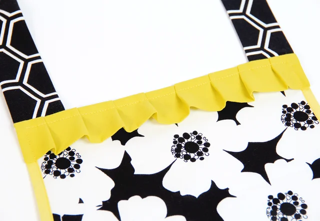 Schürze nähen Faltenband