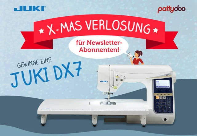 Weihnachtsverlosung Juki Nähmaschine