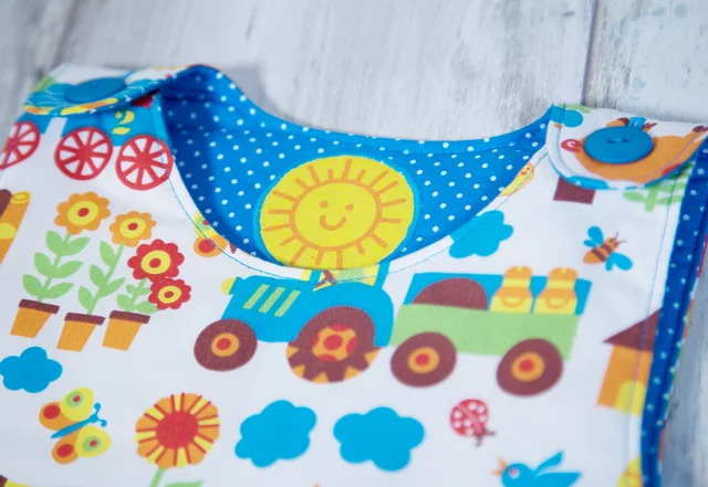 Schnittmuster Baby Schlafsack Applikation nähen