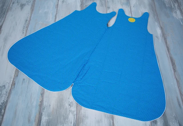 Schnittmuster Baby Schlafsack Reissverschluss nähen