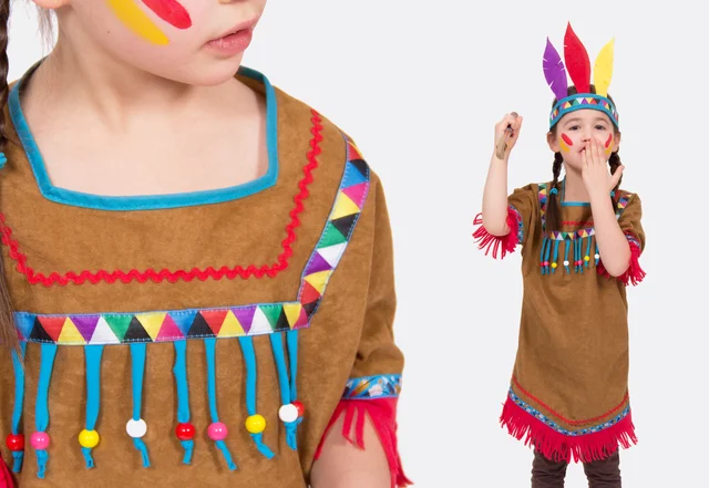 Karneval- Faschingskostüm Indianer für Kinder nähen