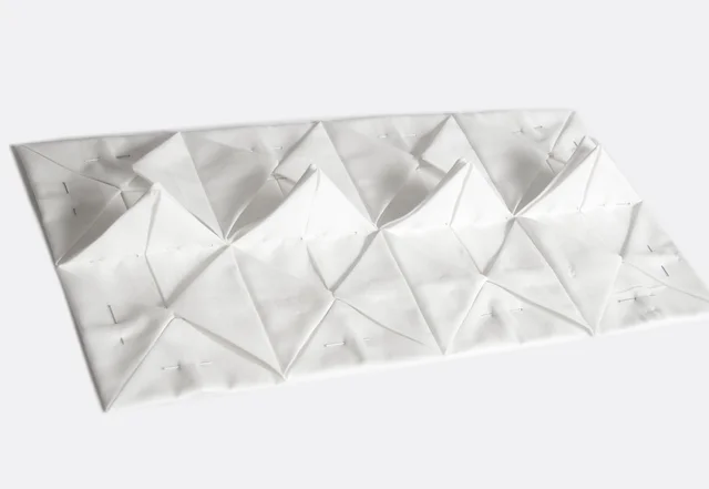 Nähanleitung Cathedral-Window Patchworkkissen Reihen zusammennähen