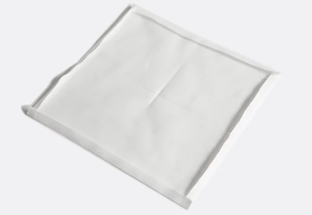 Nähanleitung Cathedral-Window Patchworkkissen gebügelte Kanten