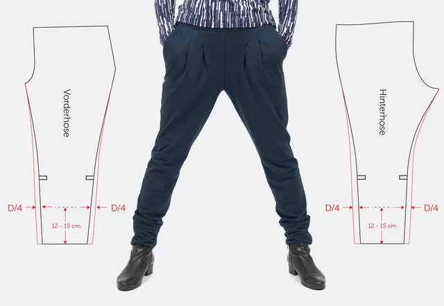 Nähanleitung: Hose anpassen in Länge und Weite