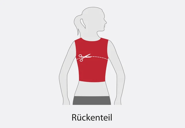 Nähanleitung Jerseykleid mit Spitze Rückenteil anpassen Nähanleitung Jerseykleid mit Spitze Rückenteil anpassen