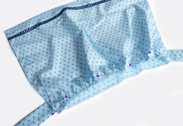 Nähanleitung Schürze Bindeband annähen