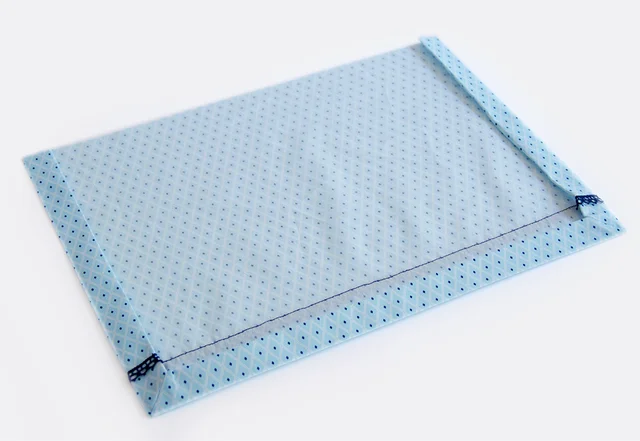 Nähanleitung Schürze Ecken nähen