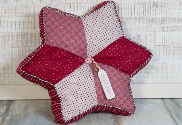 Nähanleitung Sternkissen