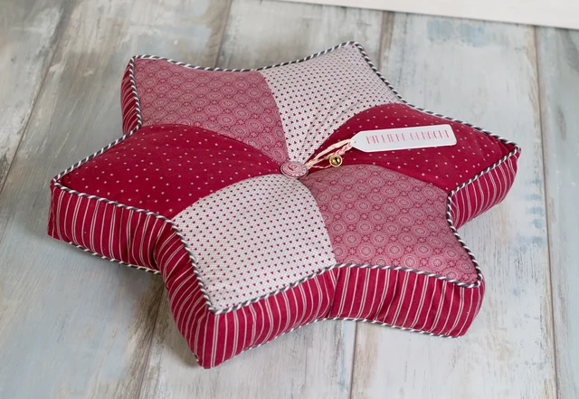Nähanleitung Sternkissen Geschenkidee