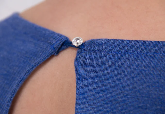 Nähanleitung Tropfenverschluss Edelsteinverschluss