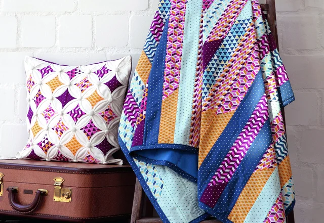 Nähanleitung Patchwork-Kissen