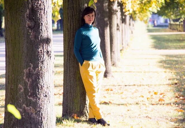 Schnittmuster Bundfaltenhose selber nähen