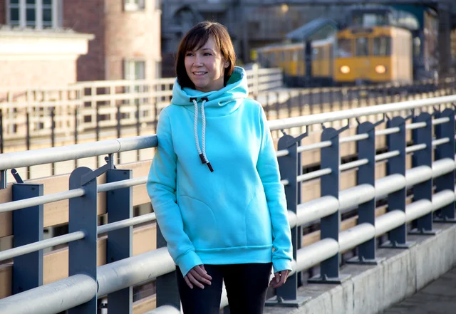 Schnittmuster Hoodie Wickelkapuze Kapuzenpullover selber nähen