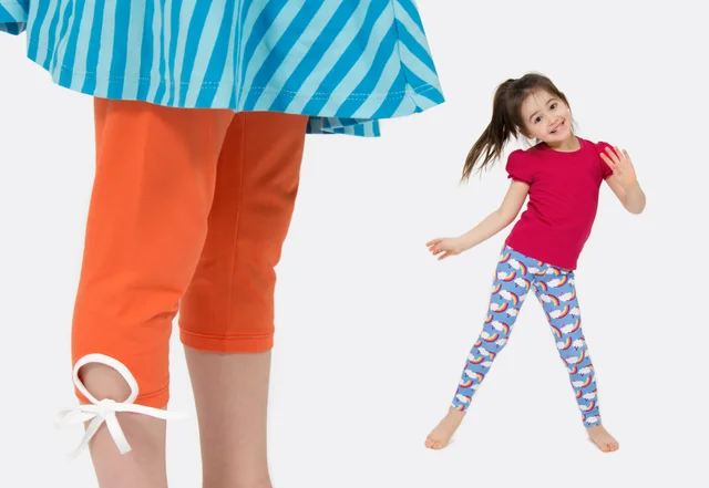 Schnittmuster Kinderleggings nähen lernen