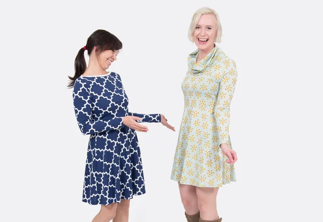 Schnittmuster Skaterkleid Jerseykleid selber nähen Schnittmuster Skaterkleid Jerseykleid selber nähen