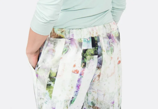 Schnittmuster Sweatpants Gummibund Digitalprint