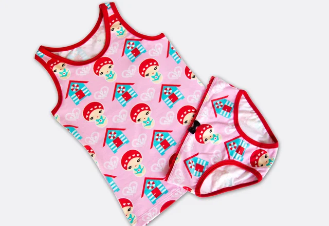 Schnittmuster Unterwäsche-Set für Mädchen