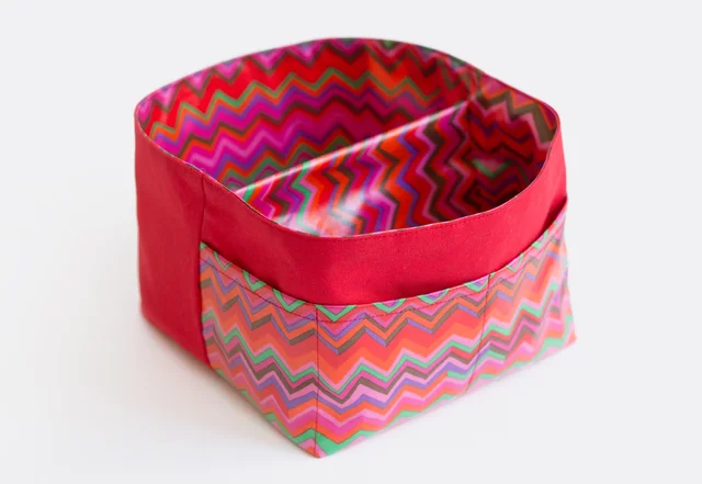 Schnittmuster Utensilo aus Wachstuch