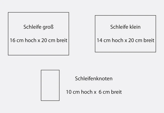 Skaterkleid Schnittteile Schleife für den Rücken