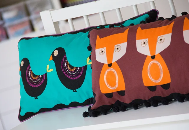 Kissen Nähideen mit Verzierungen