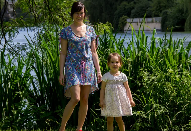 Kleider Nähideen Mutter und Tochter