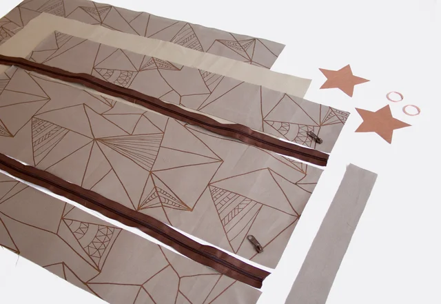 Nähanleitung Adventskalender Zutaten vorbereiten