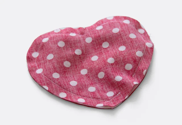 Nähanleitung Herztasche Herz zusammennähen