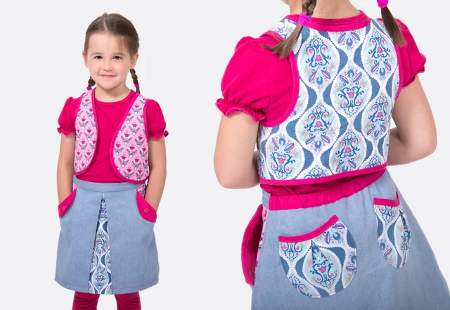 Nähanleitung Kindersteppweste selber nähen