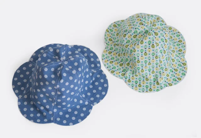 Nähanleitung Sommerhut zwei Hutteile