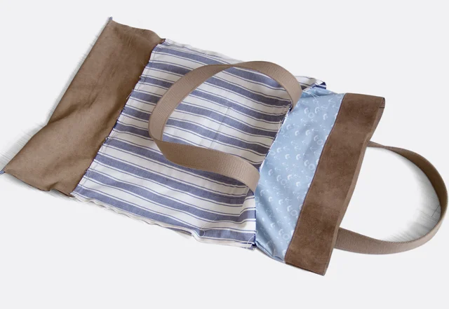 Nähanleitung Umhängetasche Schnittmuster kostenlos Taschenbeutel