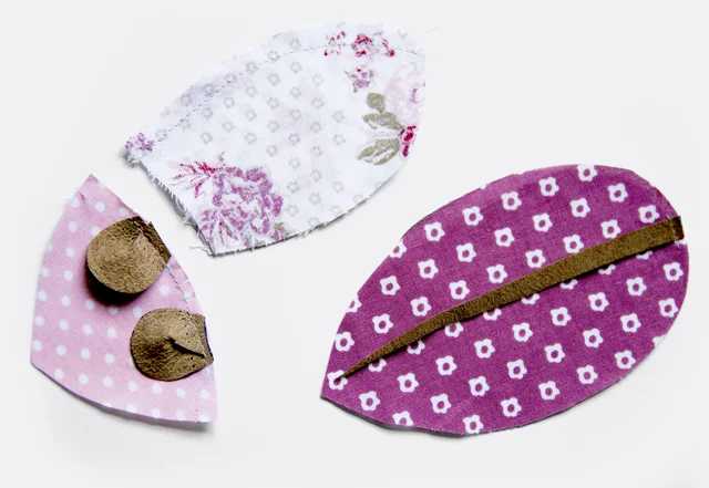 Nähanleitung mit kostenlosem Schnittmuster Nadelmaus Schnittteile zusammennähen