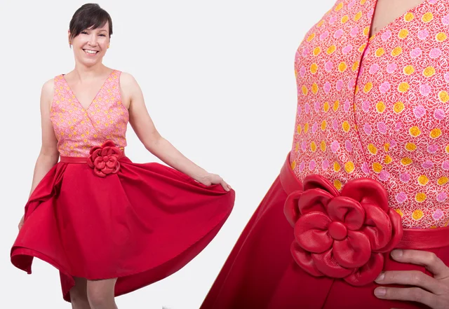 Schnittmuster Flora-Dress nähen lernen Schnittmuster Flora-Dress nähen lernen