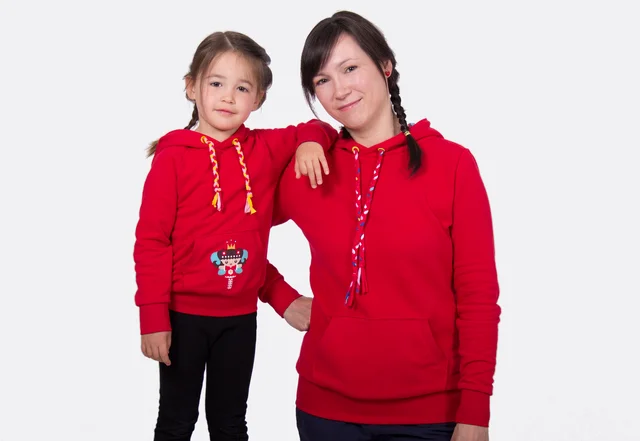 Schnittmuster Kapuzenpullover für Groß & Klein mit Kängurutasche nähen Schnittmuster Kapuzenpullover für Groß & Klein mit Kängurutasche nähen