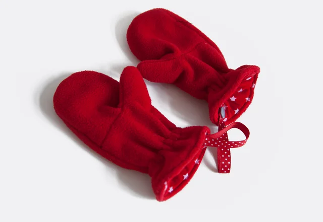Schnittmuster Kinderhandschuhe aus Fleecestoff
