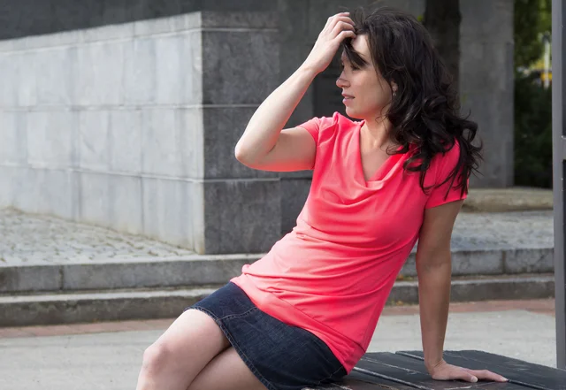 Schnittmuster Wasserfallshirt mit Videoanleitung