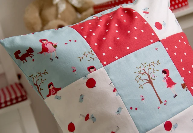 Schnittmuster gratis Patchworkkissen selber nähen